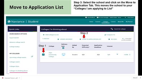 Move to App List 